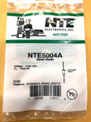 NTE5004A, 3.0V @ 1/2 Watt Zener Diode 5% ~ DO-35 Axial Lead Case (2 Per Pack)