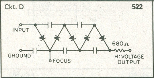 TCG522, 5 Step Tripler with Focus Tap ~ 30KV @ 2mA