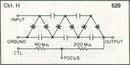 TCG529, 5 Step Tripler w/Damper Diode & Internal Focus Divider Network 30KV@2mA