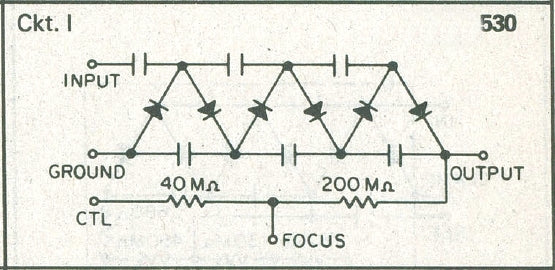 NTE530, 6 Step Tripler with Internal Focus Divider Network ~ 30KV @ 2mA