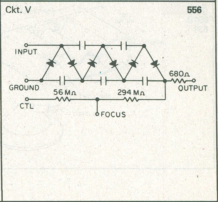 NTE556, 5 Step Tripler w/Damper Diode & Internal Focus Divider Network 30KV@2mA
