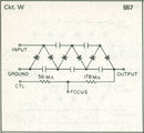 NTE557, 5 Step Tripler w/Damper Diode & Internal Focus Divider Network 30KV@2mA