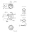 61-622, 2 Pin Male Chassis Panel CB Mic or Ham Radio Mobile Microphone Connector