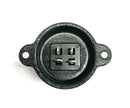 Cinch Jones P304RP, 4 Pin Male Round Recessed Plate Connector ~ 10A@250V AC