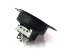 Cinch Jones P304RP, 4 Pin Male Round Recessed Plate Connector ~ 10A@250V AC