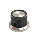 PKD60B101/4, Alco 1/4" Shaft 0.78" Diameter Dial Knob 0 ~ 10 Indicator Markings