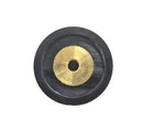 PKE90B1/8, Alco 1/8" Shaft, 0.890 Diameter Fluted Knob w/Inlay & Indicator Line