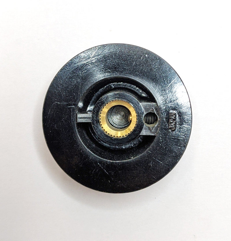 PKS1137B, Alcoknob 1/4" Shaft, 0.906" Diameter Dial Knob w/ Arrow Indicator