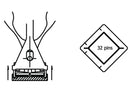 Piergiacomi PLCC-32 - Extraction tool for 32-pin Integrated circuits