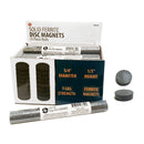 PM550S, 25 Pack of 3/4" Diameter  1.0LB Strength Solid Ferrite Disc Magnets