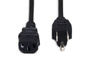 PWC-141.5, Hosa  Power Cord, IEC C13 to NEMA 5-15P, 1.5 Foot