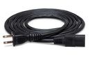 PWC-178, Hosa Power Cord, IEC C9 to NEMA 1-15P, 8 ft
