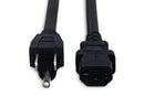 PWC-401.5, Hosa Power Cord, IEC C13 to NEMA 5-15P, 1.5 ft