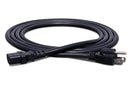 PWC-415, Hosa Power Cord, IEC C13 to NEMA 5-15P, 15 ft