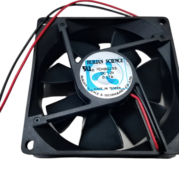 RDH8025S, Ruilian Science 80mm x 80mm x 25mm 12V DC Cooling Fan