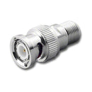 RFA-8373, Pan Pacific "F" Female Jack to BNC Male Plug Adapter