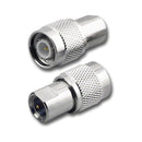 RFA-8454, Pan Pacific TNC Male Plug To FME Male Plug Adapter