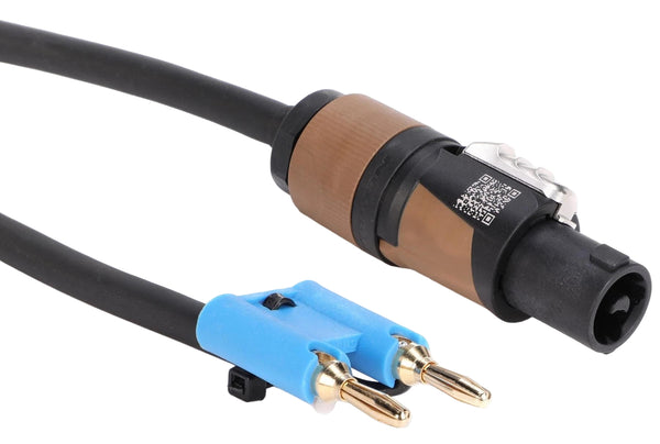 S14BN-25, ProCo 25FT Dual Banana Plug to Speakon 14AWG Speaker Cable