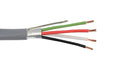 25' CC1804SRGY4-25FT, 4 Conductor 18 Gauge Shielded Cable, CMR Rated 4C 18AWG