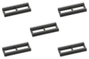 Pan Pacific SCL-40-5PK, 5 Pack of 40 Pin IC Sockets w/ Stamped Pins ~ 0.6" Wide