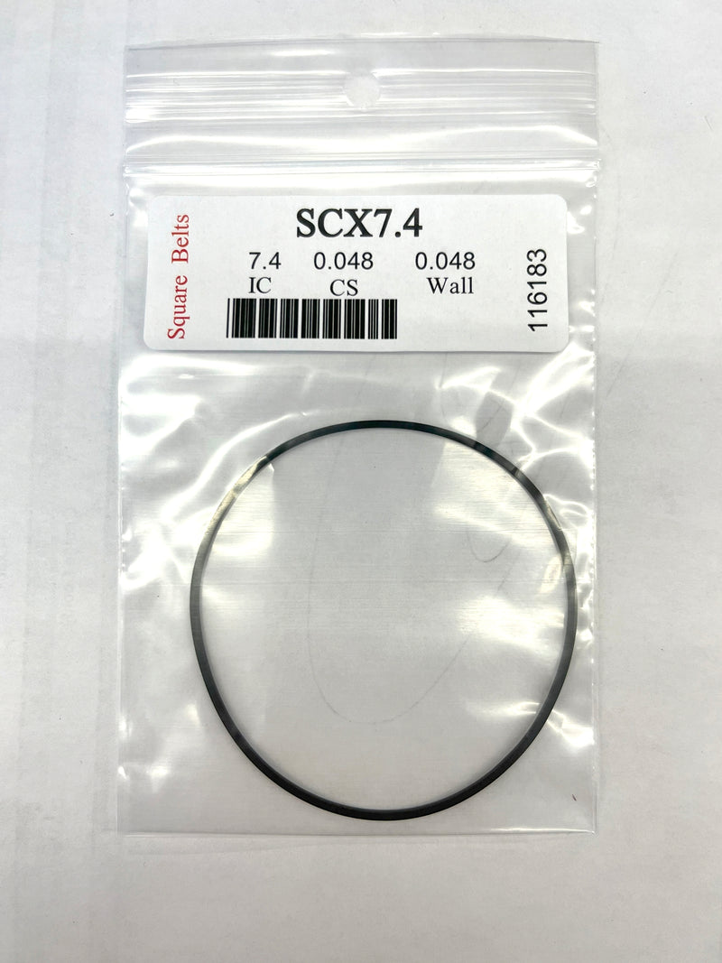 PRB SCX 7.4 Square Cut Belt for VCR, Cassette, CD Drive or DVD Drive SCX7.4