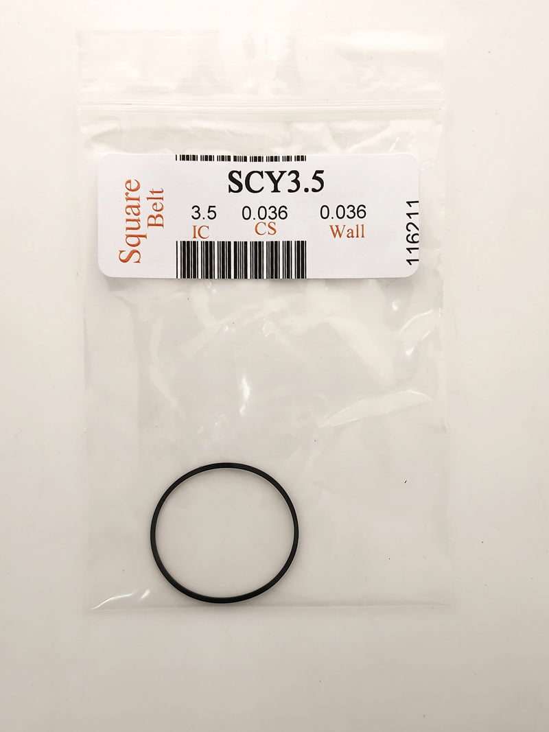 PRB SCY 3.5 Square Cut Belt for VCR, Cassette, CD Drive or DVD Drive SCY3.5