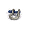 SK-025-S 1/4" Shackle, Screw Pin Anchor, Silver, 1000lb Rated