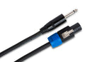 SKT-425Q, Hosa Pro Speaker Cable, REAN Loudspeaker to 1/4 in TS, 25 ft