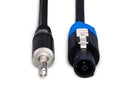 SKT-425Q, Hosa Pro Speaker Cable, REAN Loudspeaker to 1/4 in TS, 25 ft