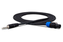 SKT-425Q, Hosa Pro Speaker Cable, REAN Loudspeaker to 1/4 in TS, 25 ft