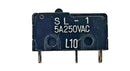 Mulon SL-1, SPDT-ON-(ON) Push Button Pin Plunger micro switch 5A @ 250V AC