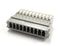 Sato Parts # SL-4000-AJ-10P, 10 Male Pin Screwless, Latching Terminal Jack