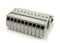 Sato Parts # SL-4000-AJ-10P, 10 Male Pin Screwless, Latching Terminal Jack