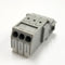 Sato Parts # SL-4000-AJ-3P, 3 Male Pin Screwless, Latching Terminal Jack