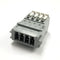 Sato Parts # SL-4000-AJ-4P, 4 Male Pin Screwless, Latching Terminal Jack