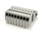 Sato Parts # SL-4000-AJ-8P, 8 Male Pin Screwless, Latching Terminal Jack
