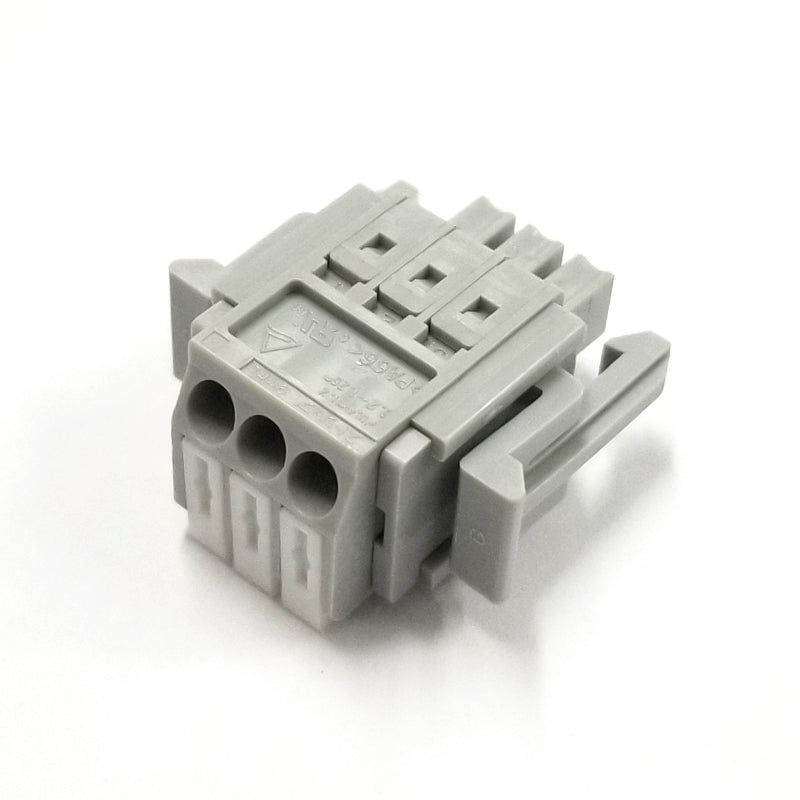 SL-4000-AP-3P, Sato Parts 3 Female Pin Screwless, Latching Terminal Plug