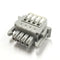 SL-4000-AP-4P, Sato Parts 4 Female Pin Screwless, Latching Terminal Plug