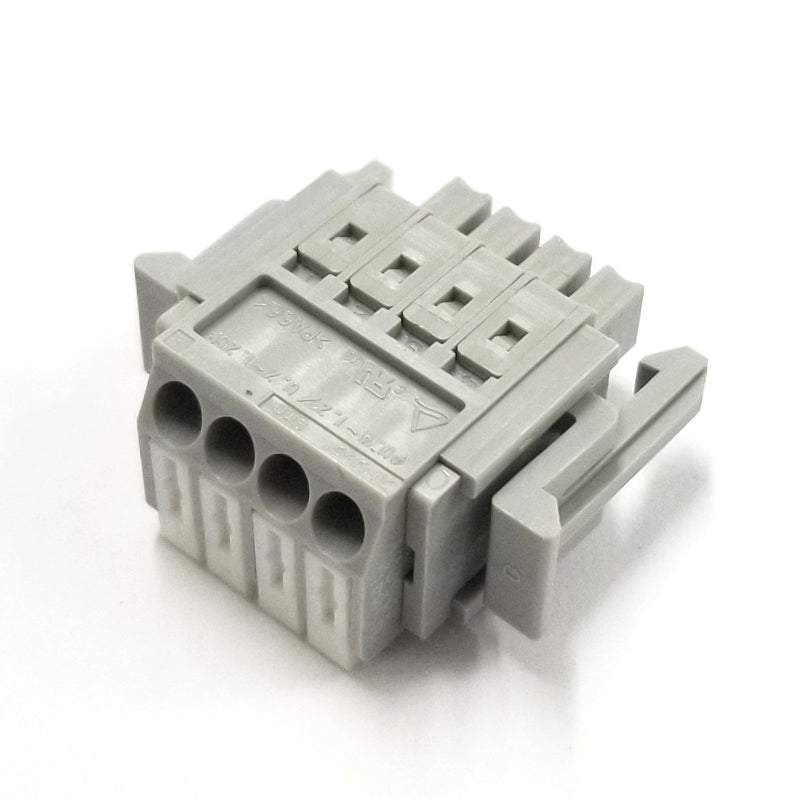 SL-4000-AP-4P, Sato Parts 4 Female Pin Screwless, Latching Terminal Plug
