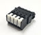 SL-4500-AJ-4PB, Sato Parts 4 Male Pin Screwless, Latching Terminal Jack