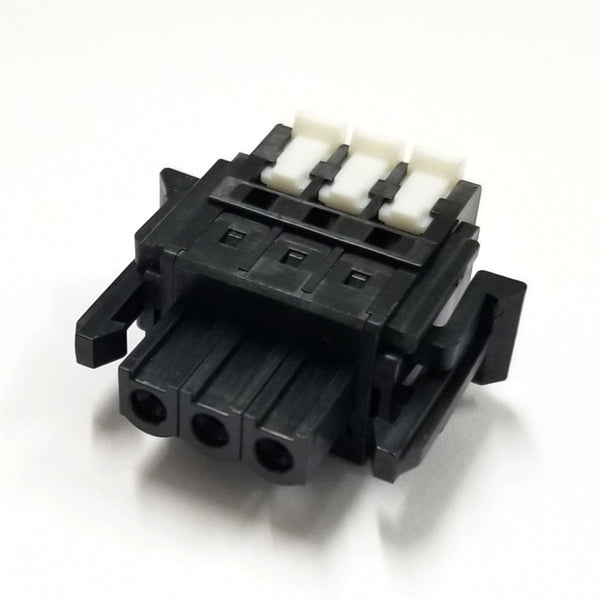 SL-4500-AP-3PB, Sato Parts 3 Female Pin Screwless, Latching Terminal Plug