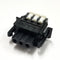 SL-4500-AP-3PB, Sato Parts 3 Female Pin Screwless, Latching Terminal Plug