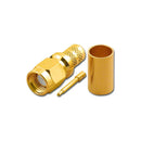 SMA-2529-L240, Pan Pacific SMA 3 Piece Crimp Plug for LMR-240, RG-8X & Mini-8