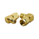 SMA-2599, Pan Pacififc SMA Male to SMA Female Right Angle Adapter