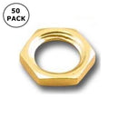 SMA-HN8-G, Pan Pacific Gold Plated Hex Nuts for SMA Connectors ~ 50 PACK
