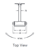 MM-024-BT, MultiMount 60lb Rated Indoor Speaker Wall Mount with 180° Rotation