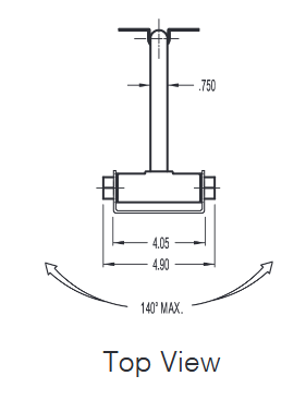 MM-024-BT, MultiMount 60lb Rated Indoor Speaker Wall Mount with 180° Rotation