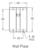 MM-024-BT, MultiMount 60lb Rated Indoor Speaker Wall Mount with 180° Rotation