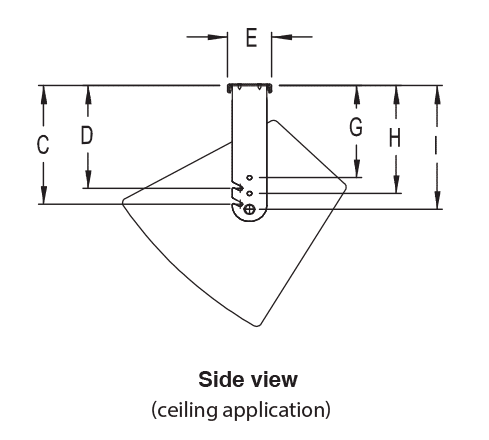 AJ-2336-BT, Adaptive Technologies Group Adjustable Width (23"-36") Wall & Ceiling Mount Speaker U-Bracket, 85Lb WLL (Pair)