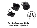Philmore 65-1050, SJT-16/3 Round Wire Strain Relief Bushing ~ 0.125" Panel 10PK